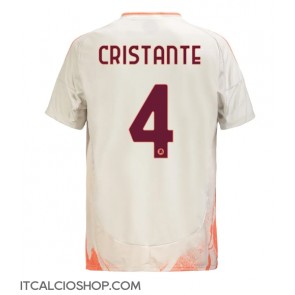 AS Roma Bryan Cristante #4 Seconda Maglia 2024-25 Manica Corta